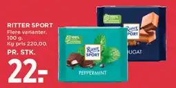 MENY Ritter Sport peppermint tilbud