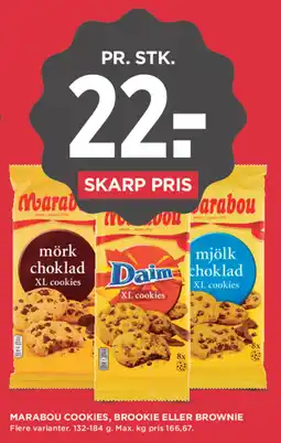 MENY Marabou cookies tilbud