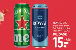 MENY Royal øl tilbud