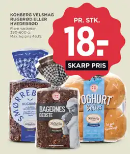 MENY Kohberg velsmag rugbrød eller hvedebrød tilbud
