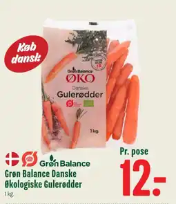 Min Købmand Grøn Balance ØKO Gulerødder tilbud