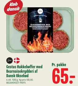 Min Købmand Gestus Hakkebøffer med Bearnaisekrydderi tilbud
