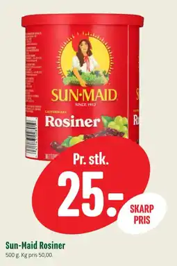 Min Købmand Sun-Maid Rosiner tilbud