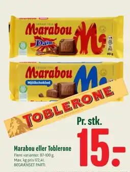 Min Købmand Marabou Toblerone tilbud