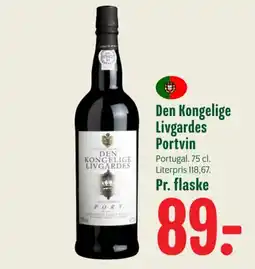 Min Købmand Den Kongelige Livgardes Portvin tilbud