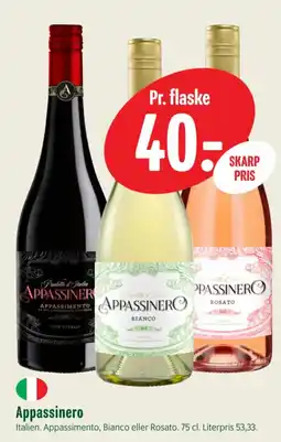 Min Købmand Appassiner0 Appassimento, Bianco eller Rosato tilbud