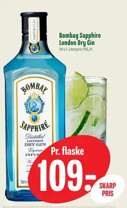 Min Købmand Bombay Sapphire London Dry Gin tilbud