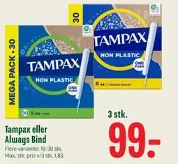 Min Købmand Tampax tilbud