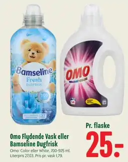 Min Købmand Omo Flydende Vask eller Bamseline Dugfrisk tilbud