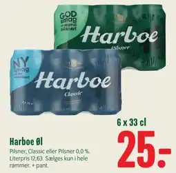 Min Købmand Harboe Øl tilbud