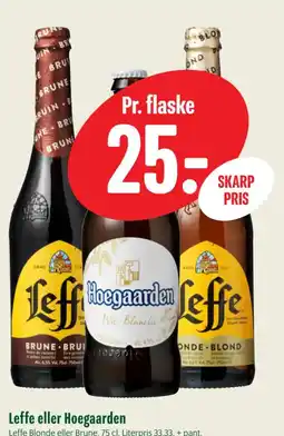 Min Købmand Leffe eller Hoegaarden tilbud