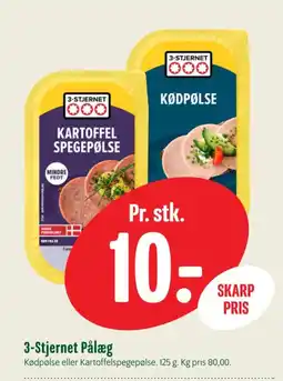 Min Købmand 3-Stjernet Pålæg tilbud