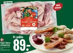 Min Købmand Flæsk i Skiver af Dansk Gris tilbud