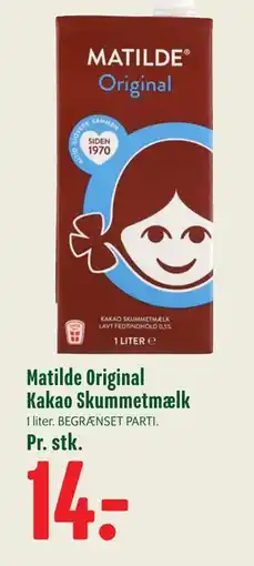 Min Købmand Matilde Original Kakao Skummetmælk tilbud