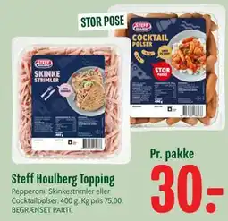 Min Købmand Steff Houlberg Topping tilbud