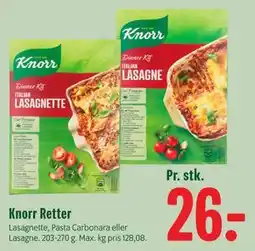 Min Købmand Knorr Retter tilbud