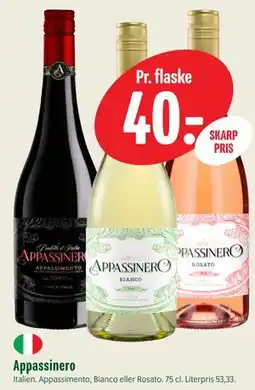 Min Købmand Appassinero tilbud