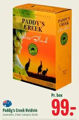 Min Købmand Paddy’s Creek Hvidvin tilbud