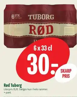 Min Købmand Rød Tuborg tilbud