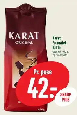 Min Købmand Karat Formalet Kaffe tilbud