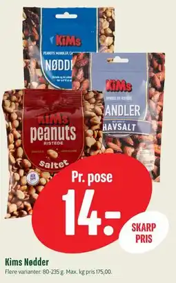 Min Købmand Kims Nødder tilbud