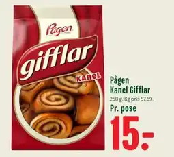 Min Købmand Pågen Kanel Gifflar tilbud
