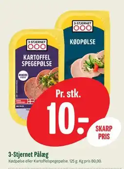 Min Købmand 3-Stjernet Pålæg tilbud