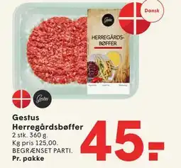 SPAR Gestus Herregårds bøffer tilbud