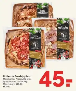 SPAR Italiensk Surdejspizza tilbud