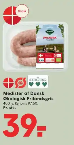 SPAR Medister af Dansk Økologisk Frilandsgris tilbud