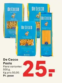 SPAR De Cecco Pasta tilbud