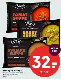 SPAR Mou Specialsuppe tilbud