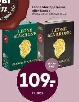 SPAR Leone Marrone Rosso eller Bianco tilbud
