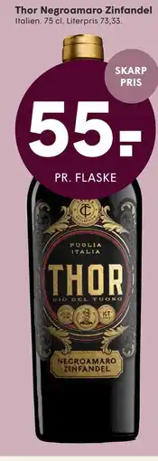 SPAR Thor Negroamaro Zinfandel tilbud
