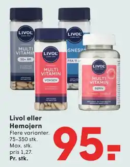 SPAR Livol eller Hemojern tilbud