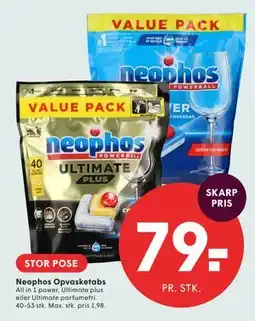 SPAR Neophos Opvasketabs tilbud