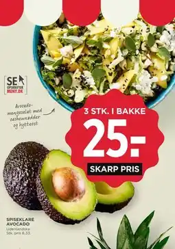 MENY SPISEKLARE AVOCADO tilbud