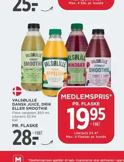MENY VALSØLILLE DANSK JUICE, DRIK ELLER SMOOTHIE tilbud