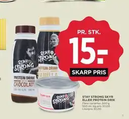 MENY STAY STRONG SKYR ELLER PROTEIN DRIK tilbud