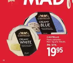 MENY CASTELLO tilbud