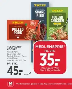 MENY TULIP SLOW COOKED tilbud