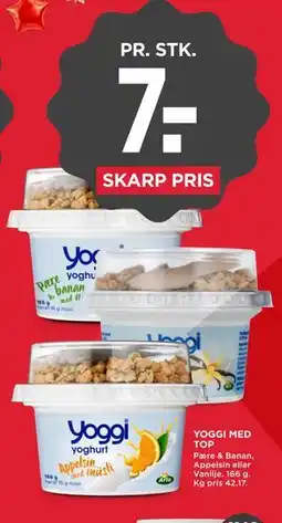 MENY YOGGI MED TOP tilbud