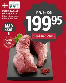 MENY MØRBRAD AF DANSK KALV tilbud