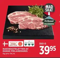MENY NAKKEKOTELETTER AF DANSK FRILANDSGRIS tilbud