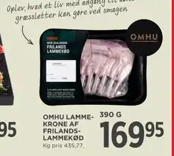 MENY OMHU LAMME- KRONE AF FRILANDS- LAMMEKØD tilbud