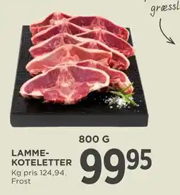 MENY LAMME- KOTELETTER tilbud