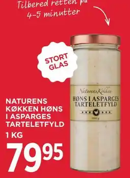MENY NATURENS KØKKEN HØNS I ASPARGES TARTELETFYLD tilbud