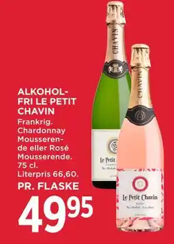MENY ALKOHOLFRI LE PETIT CHAVIN tilbud