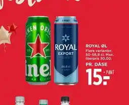 MENY ROYAL ØL tilbud