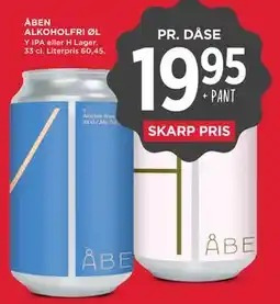 MENY ÅBEN ALKOHOLFRI ØL tilbud